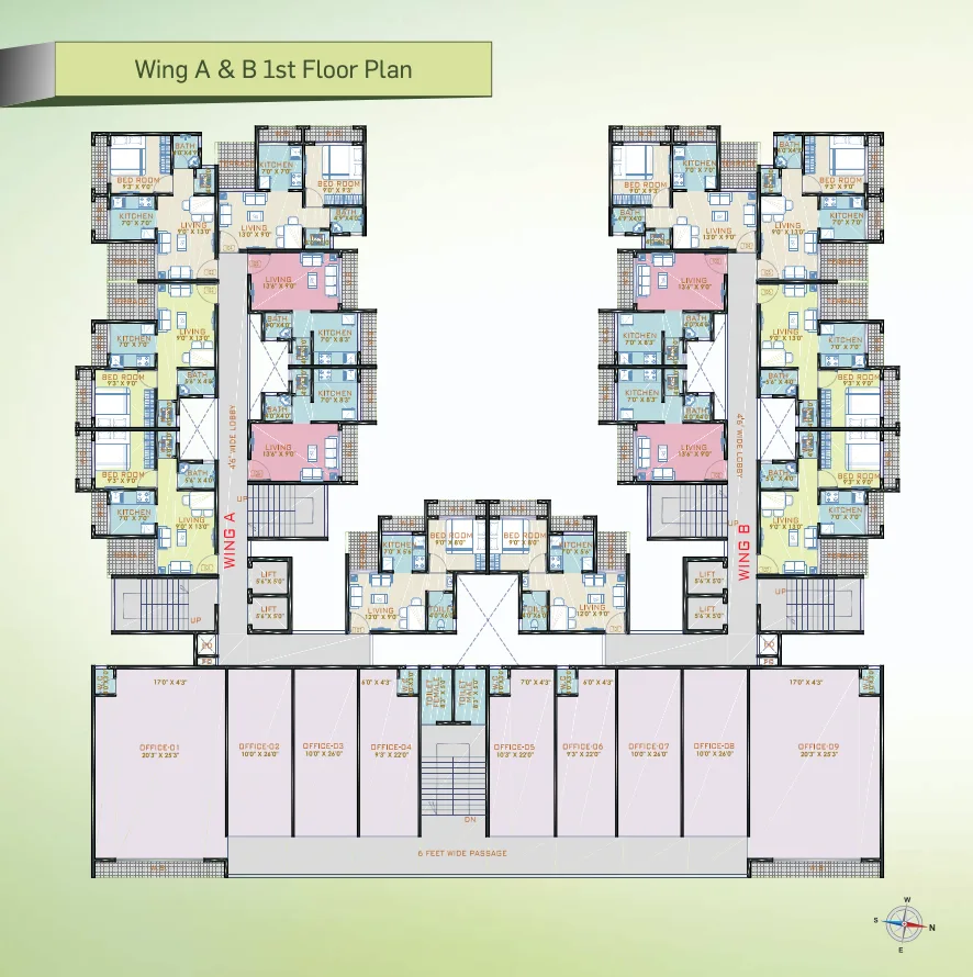 Suncity, New Panvel — floor plan 1