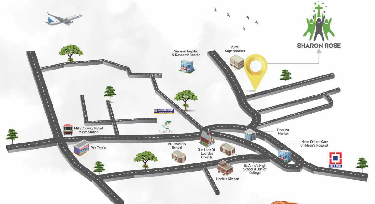 Sharon Rose, Malad West — floor plan 2