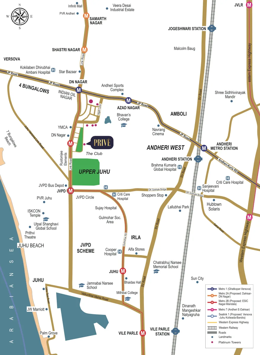 Platinum Prive, Juhu — floor plan 2