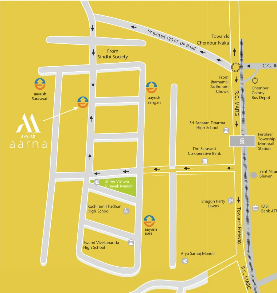 Aayush Aarna, Chembur — floor plan 2