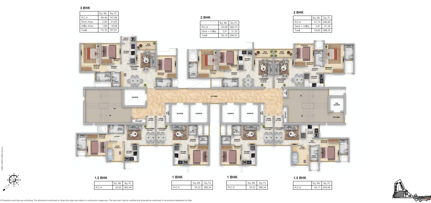 Runwal Avenue, Kanjur Marg — floor plan 1