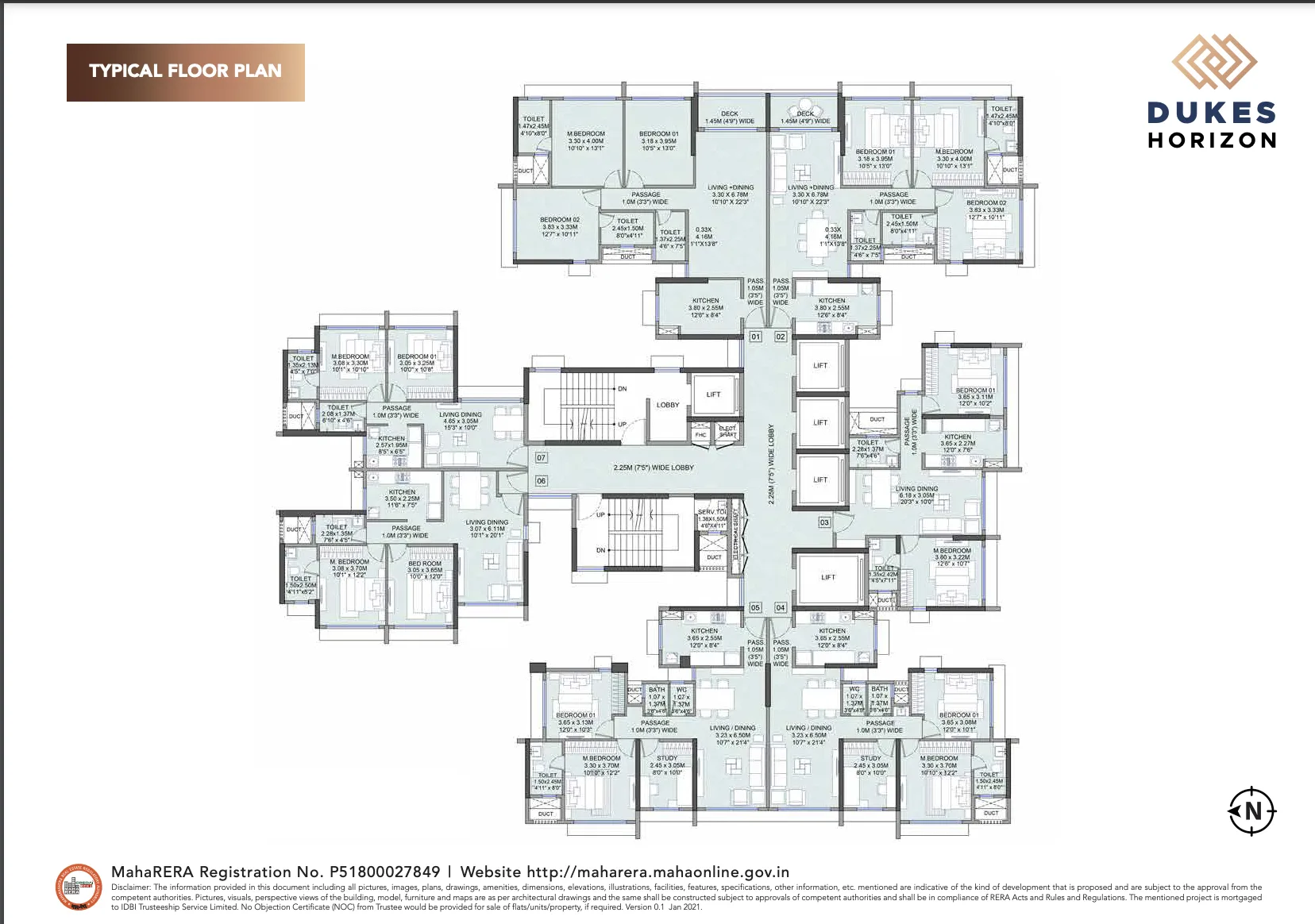 Dukes Horizon, Chembur — floor plan 1