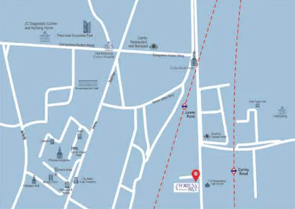 Fortuna Blue, Lower Parel — floor plan 2