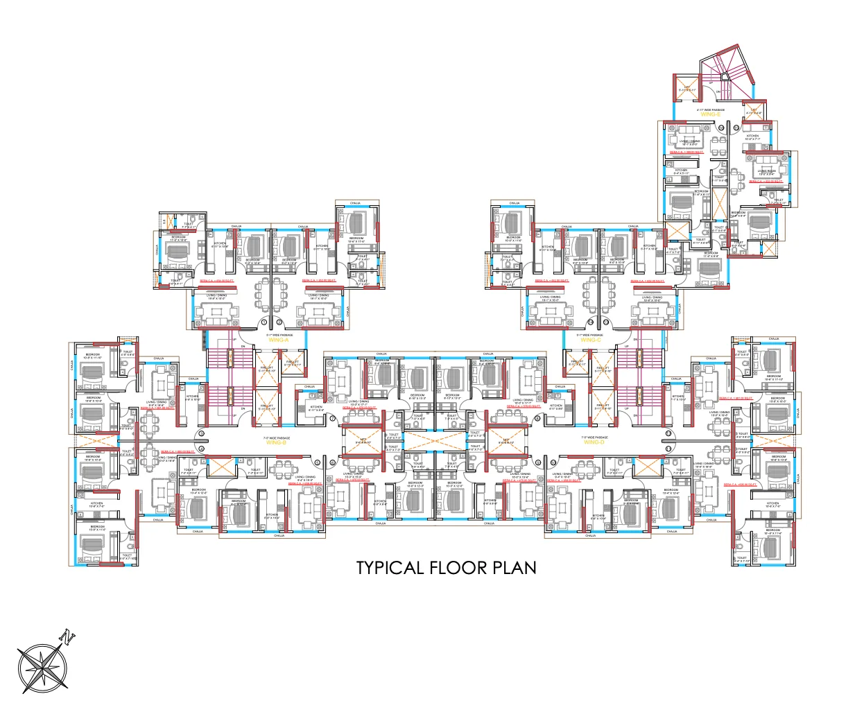 Kukreja Estates, Chembur — floor plan 1