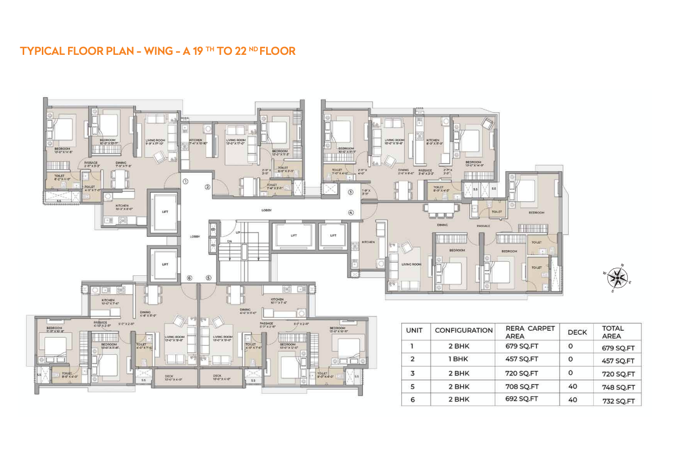 Arkade Crown, Borivali West — floor plan 1