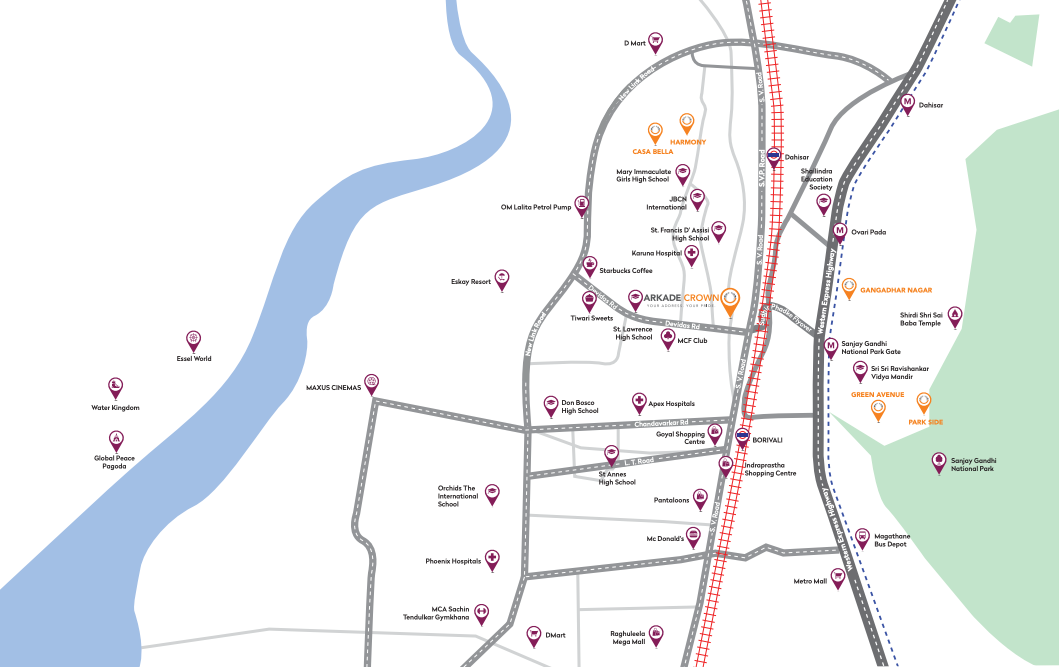 Arkade Crown, Borivali West — floor plan 2