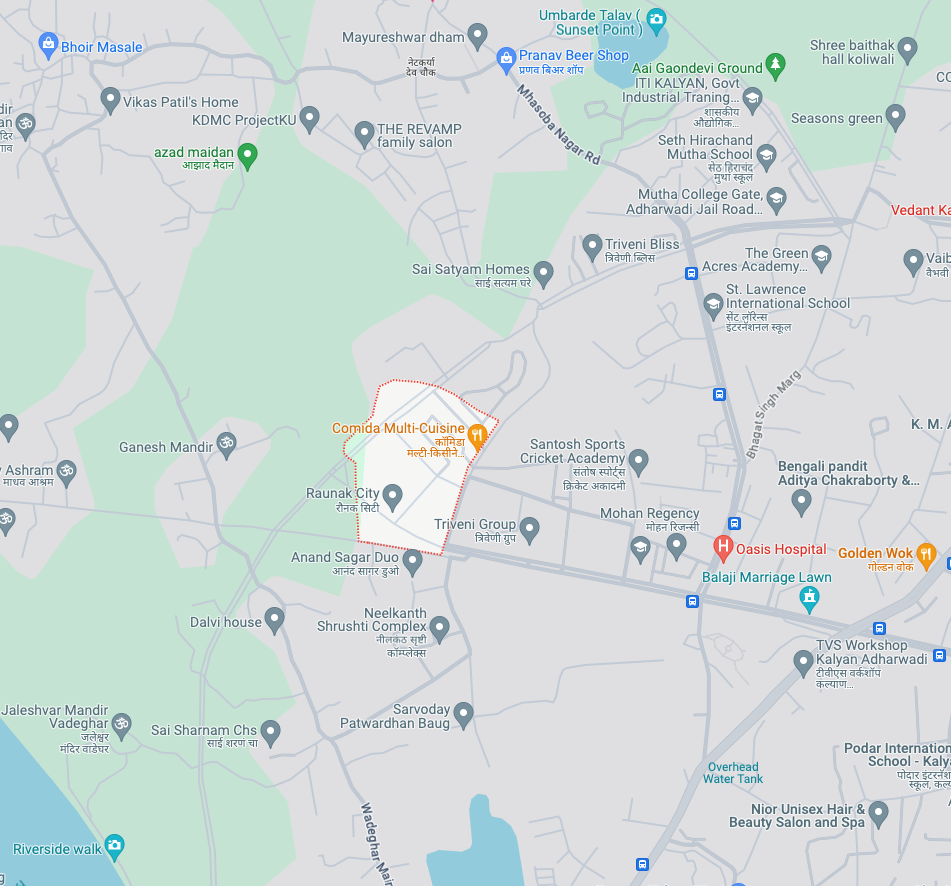 Raunak City Sector IV - D5, Kalyan — floor plan 2