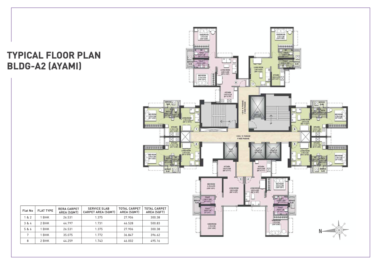 Puraniks Ikigai, Thane West — floor plan 1