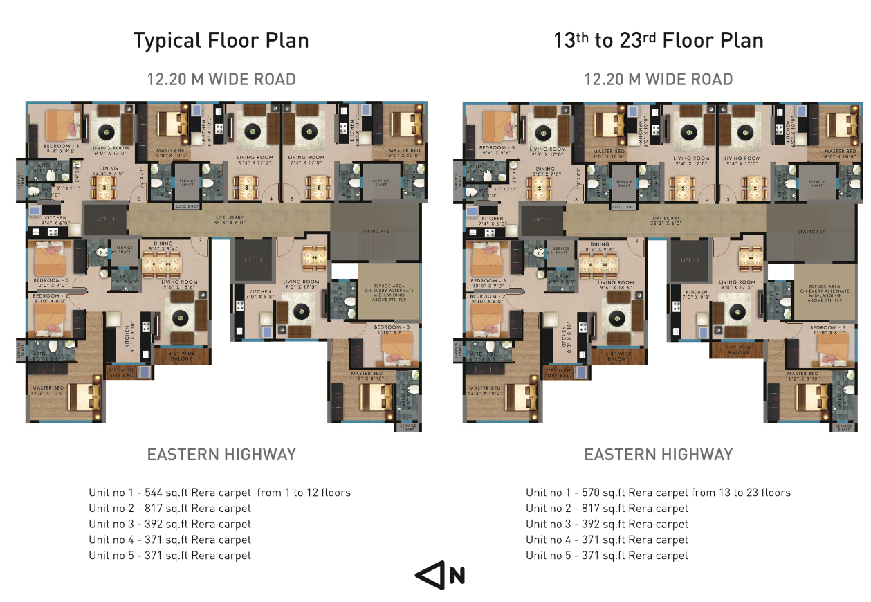 Peak 25, Vikhroli — floor plan 1
