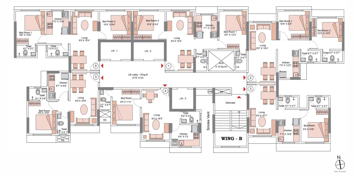 Eastsyde, Ghatkopar East — floor plan 1