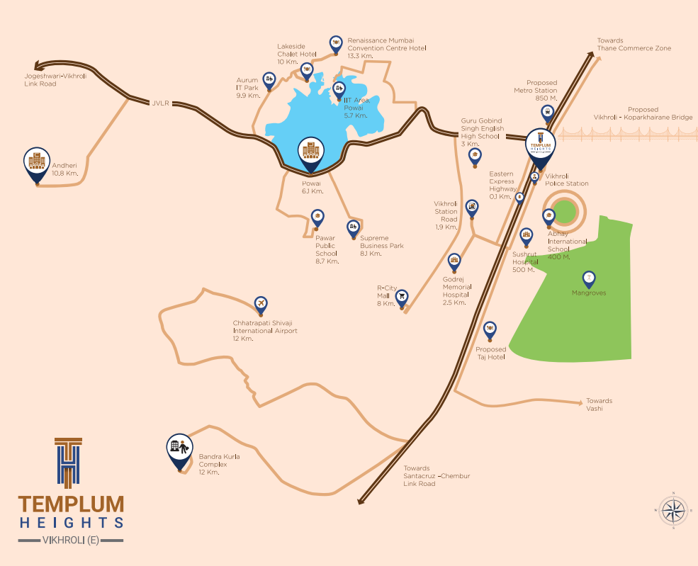 Templum Heights, Vikhroli — floor plan 2