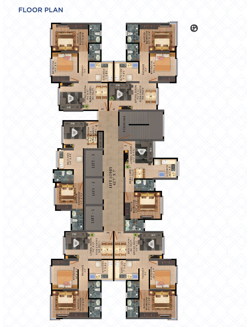 Olympus, Vikhroli — floor plan 1
