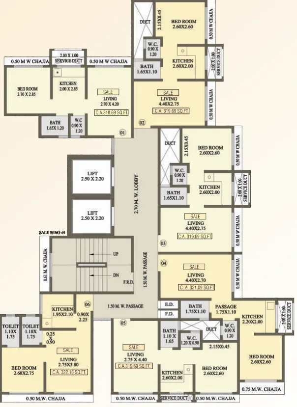 Fairmont, Bhandup — floor plan 1