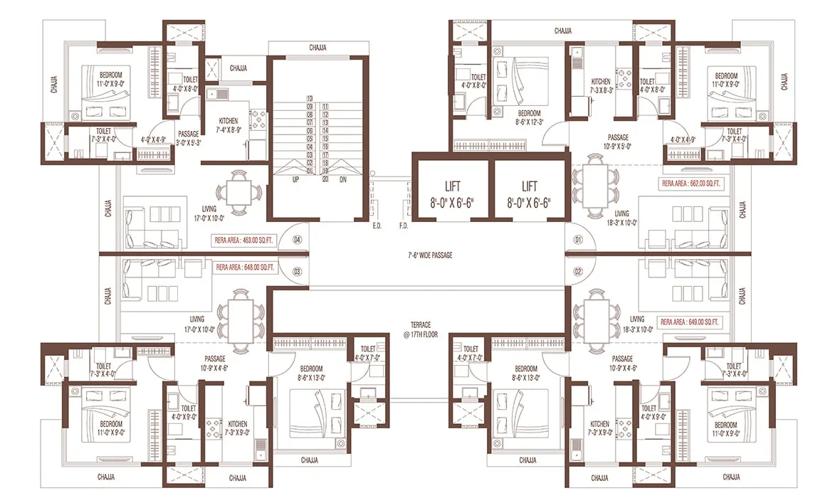 Suraj Emmanuel, Dadar West — floor plan 1
