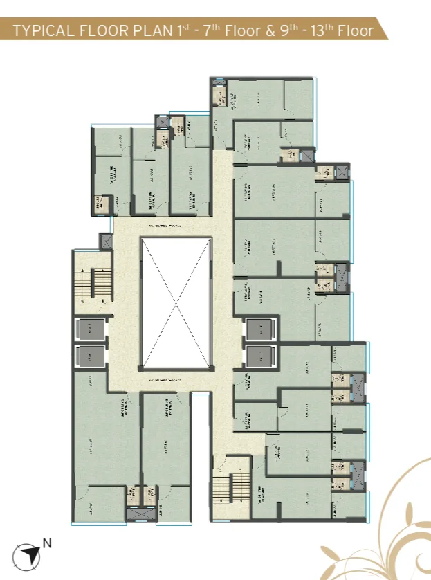 Crystal 207 Palladian, Ghatkopar West — floor plan 1