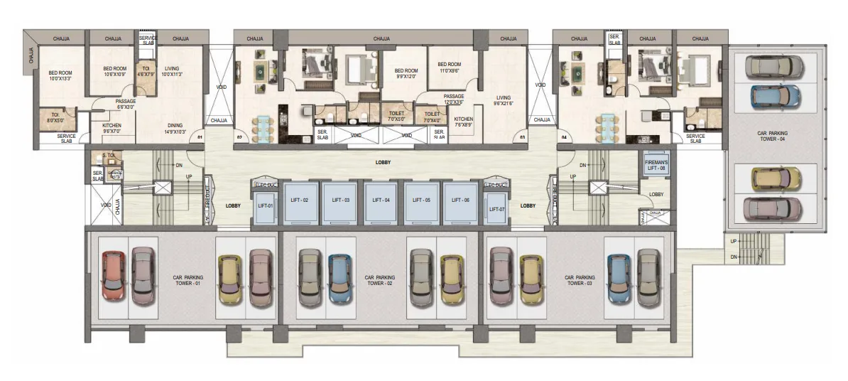 Ruparel Westsky, Kandivali West — floor plan 1