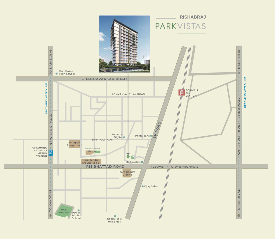 Rishabraj Park Vistas, Borivali West — floor plan 1