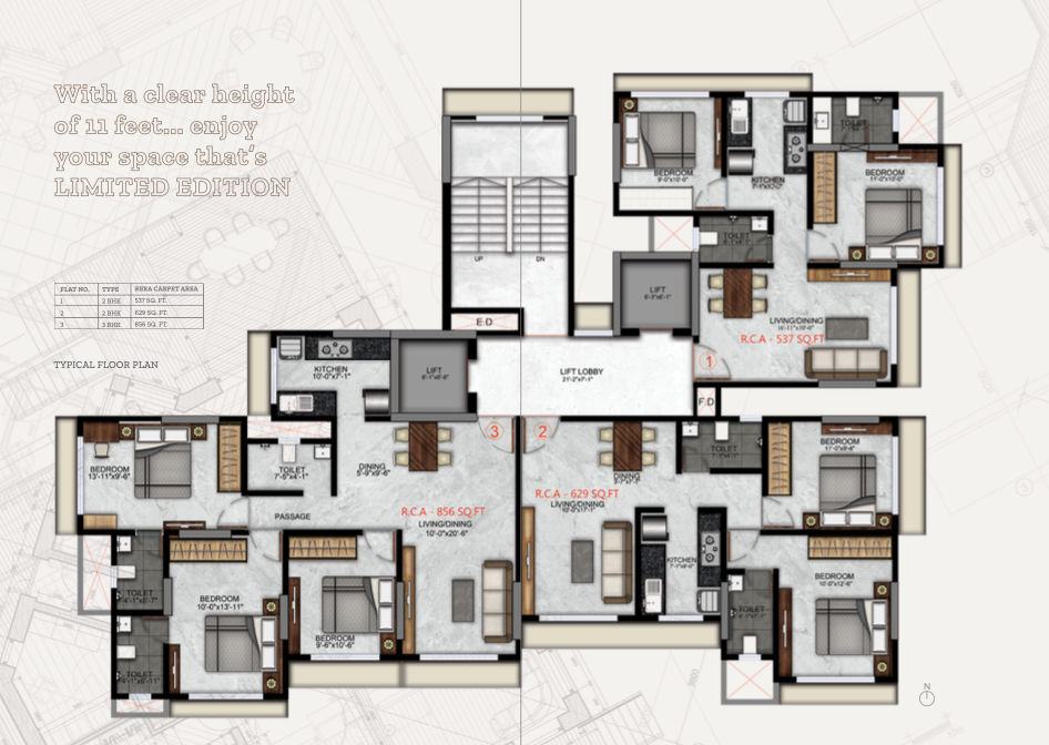 Rishabraj Percy, Borivali West — floor plan 1