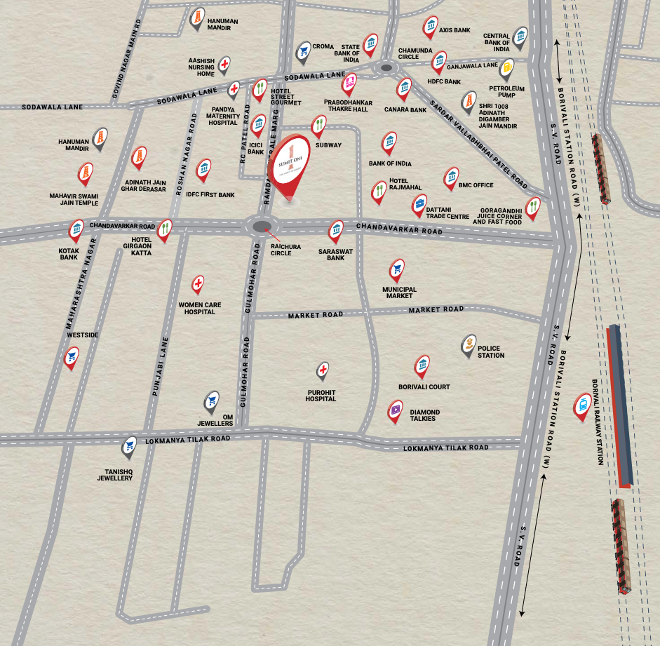 Sumit One, Borivali West — floor plan 2