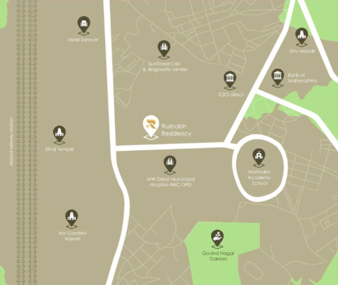Rushabh Residency, Malad East — floor plan 2