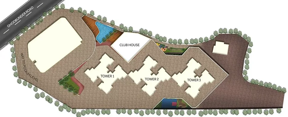 Jangid Galaxy, Thane West — floor plan 1