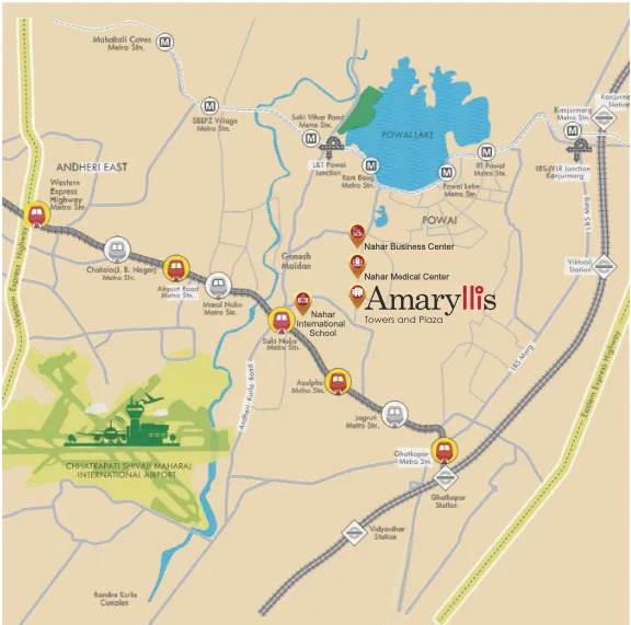 Nahar Amaryllis, Powai — floor plan 2