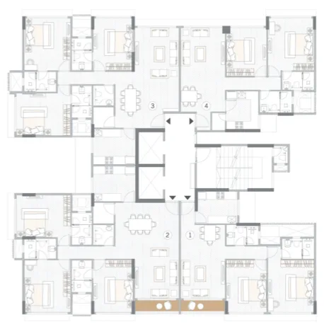The Gateway, Santacruz West — floor plan 1
