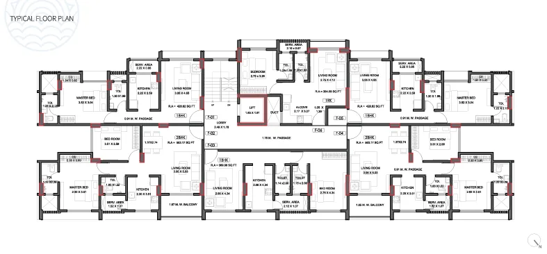Riviera, Thane West — floor plan 1