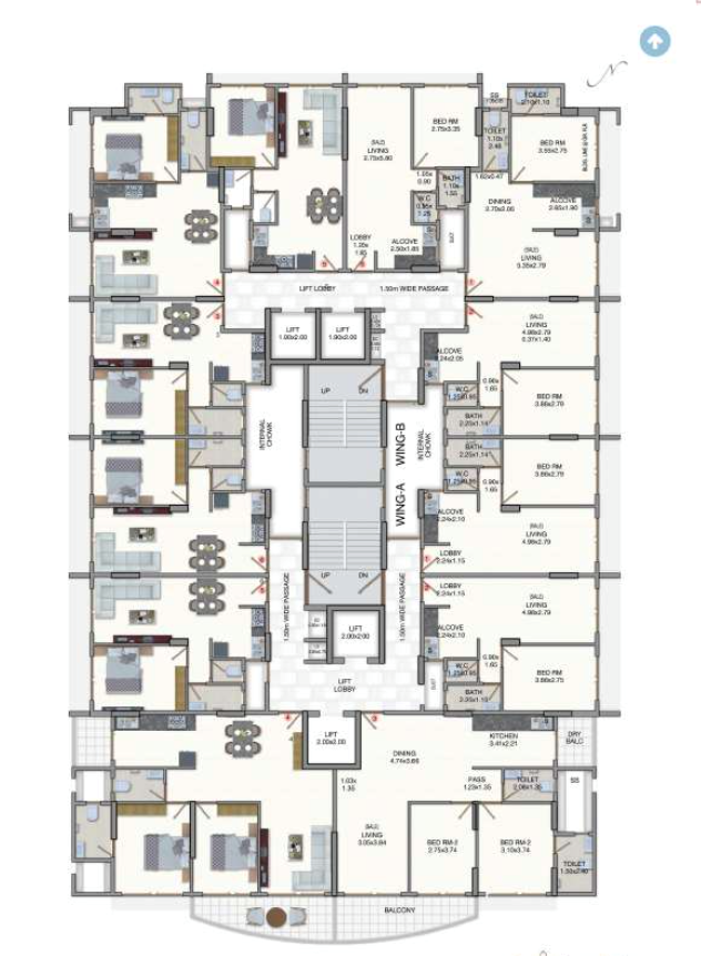 Anusaya, Ghatkopar West — floor plan 1
