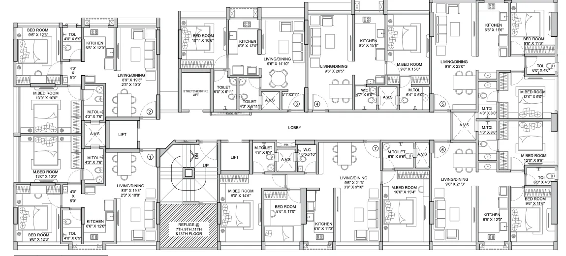 Rajshree 43 East, Ghatkopar East — floor plan 1