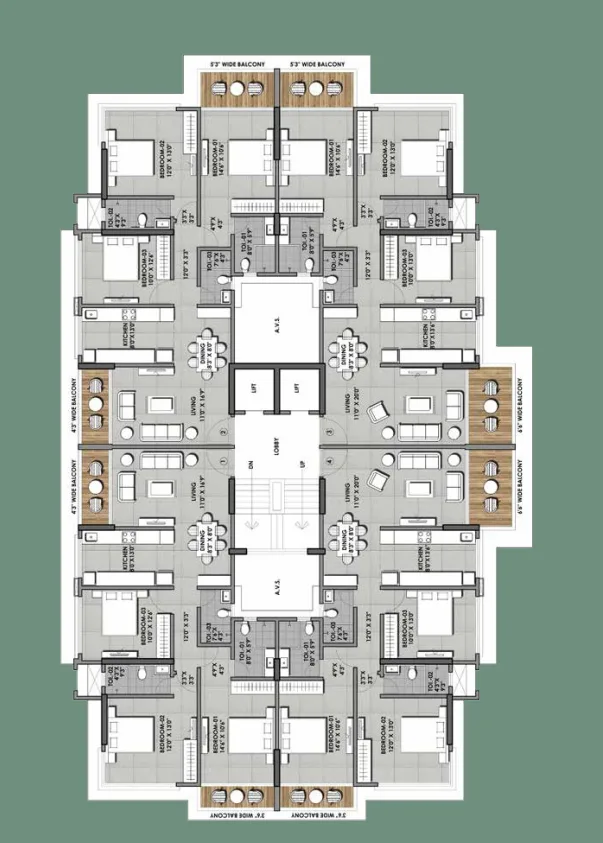 Atharv Murli, Vile Parle East — floor plan 1