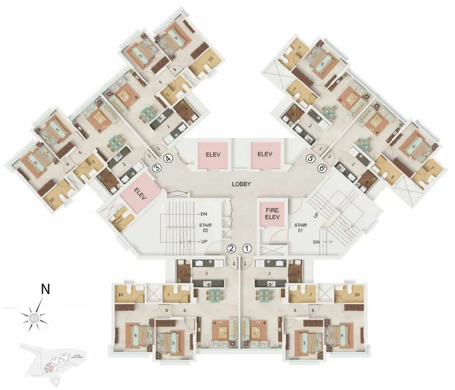 Dynamix Avanya, Dahisar East — floor plan 1