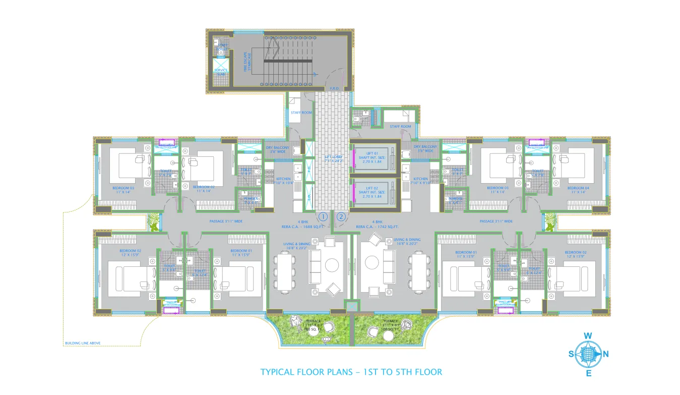 Safal Montbay, Chembur — floor plan 1