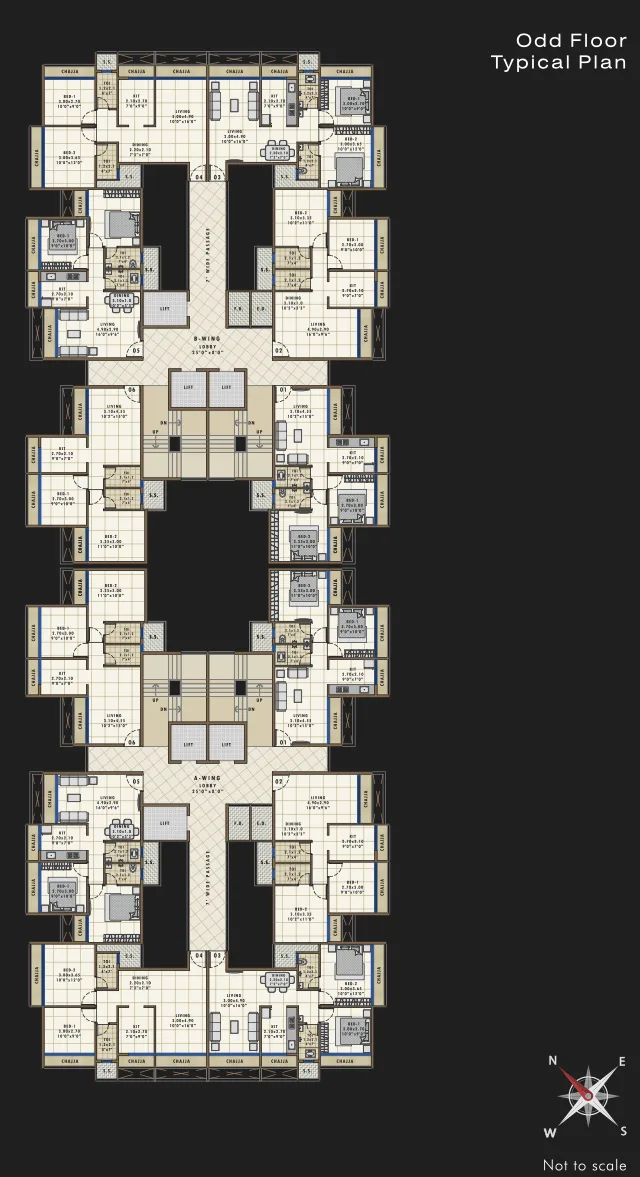 Progressive Prive, Ulwe — floor plan 1