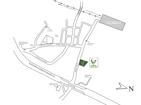 The Greens, Kandivali East — floor plan 2