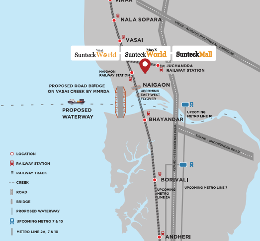 Sunteck MaxxWorld 4, Tivri, Naigaon East