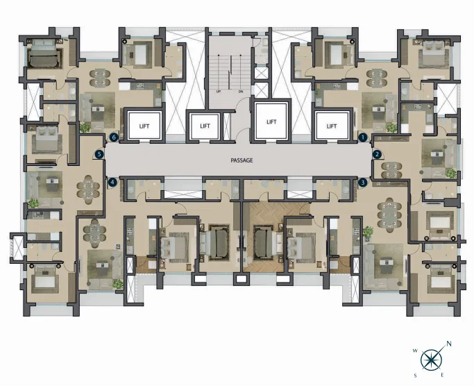 Antariksh Avalon, Ghatkopar East — floor plan 1