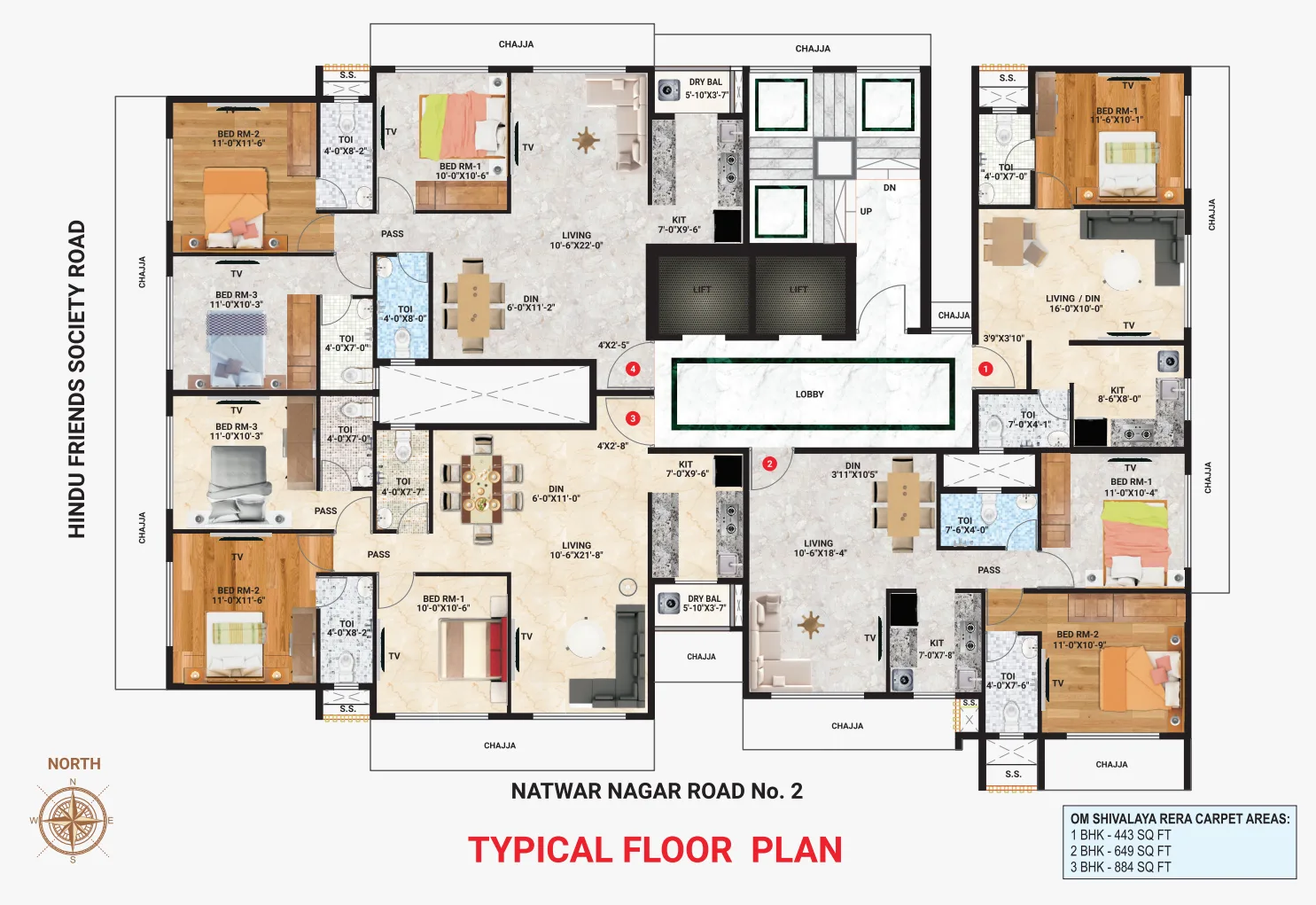 Om Shivalaya, Jogeshwari — floor plan 1