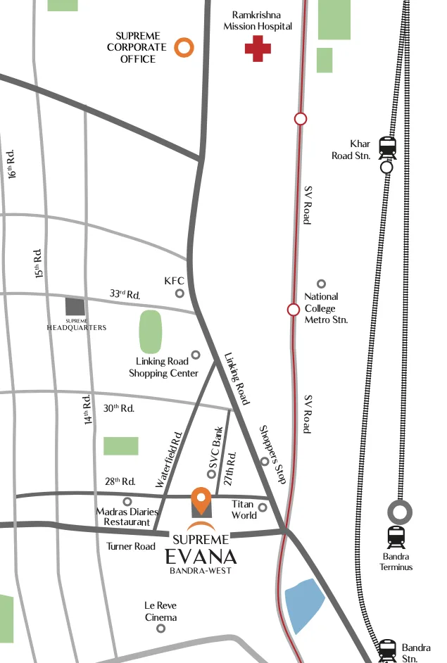 Supreme Evana, Bandra West — floor plan 2
