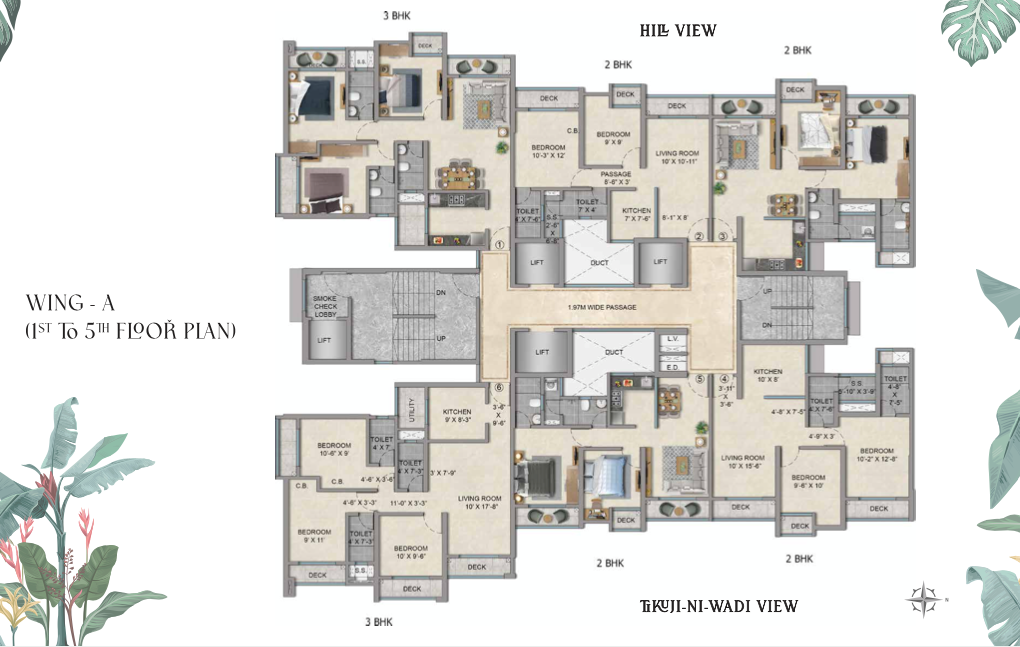 Mahavir Square, Thane West — floor plan 1