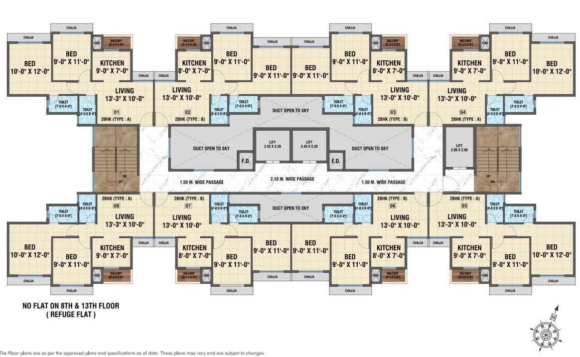 Arihant Aaradhya Phase II, Kalyan — floor plan 1