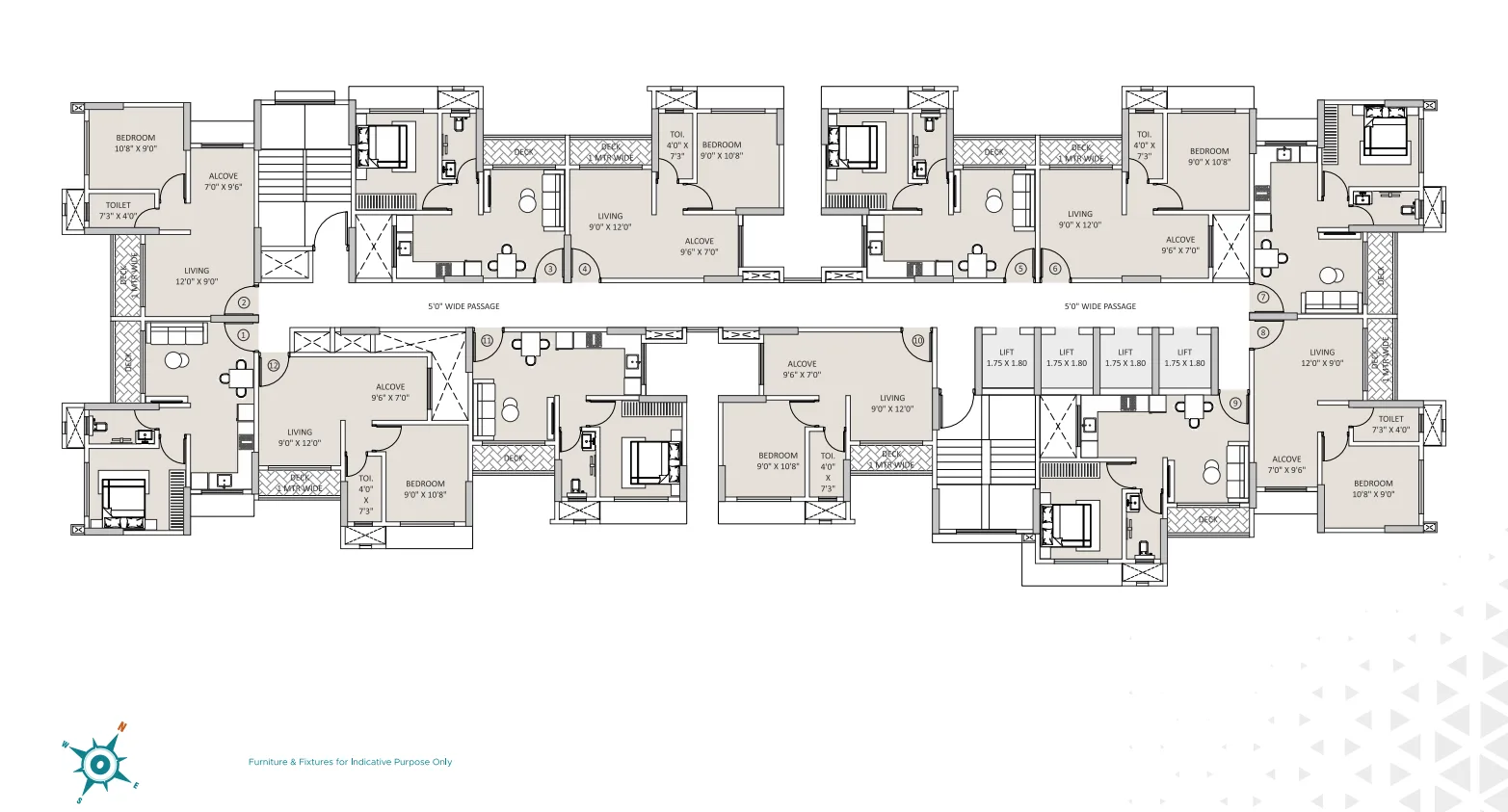 Ace Enclave, Thane West — floor plan 1