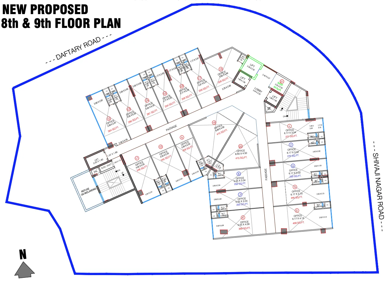 Center Plaza, Malad East — floor plan 1