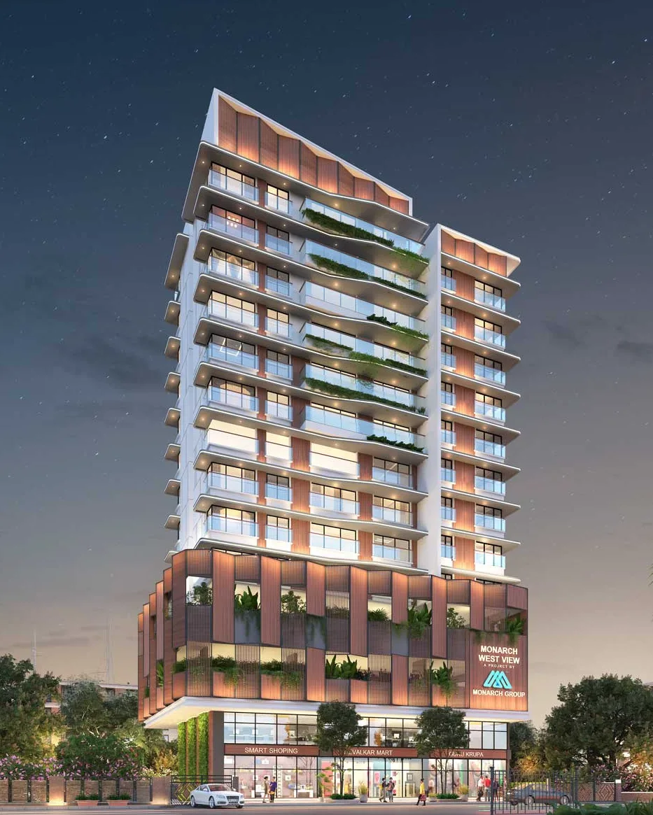 3 BHK Semi-Furnished in Monarch Westview , Santacruz West