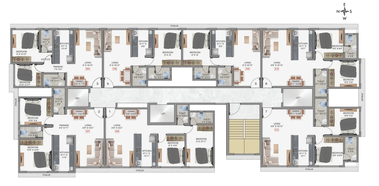 Adityaraj Star, Ghatkopar East — floor plan 1
