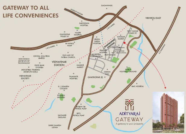 Adityaraj Gateway, Ghatkopar East — floor plan 2