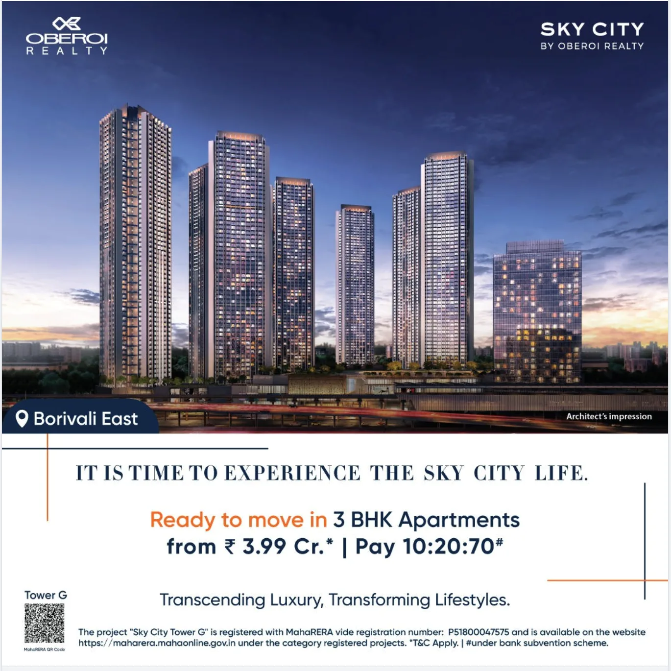 Oberoi Sky City F - G, Borivali East