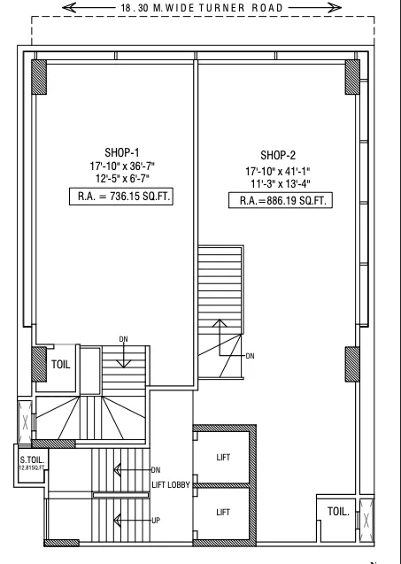 Kalpak Optimus, Bandra West — floor plan 1