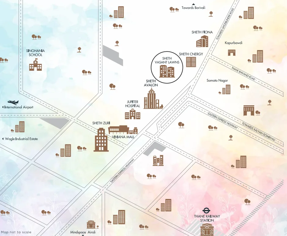 Vasant Lawns, Thane West — floor plan 2