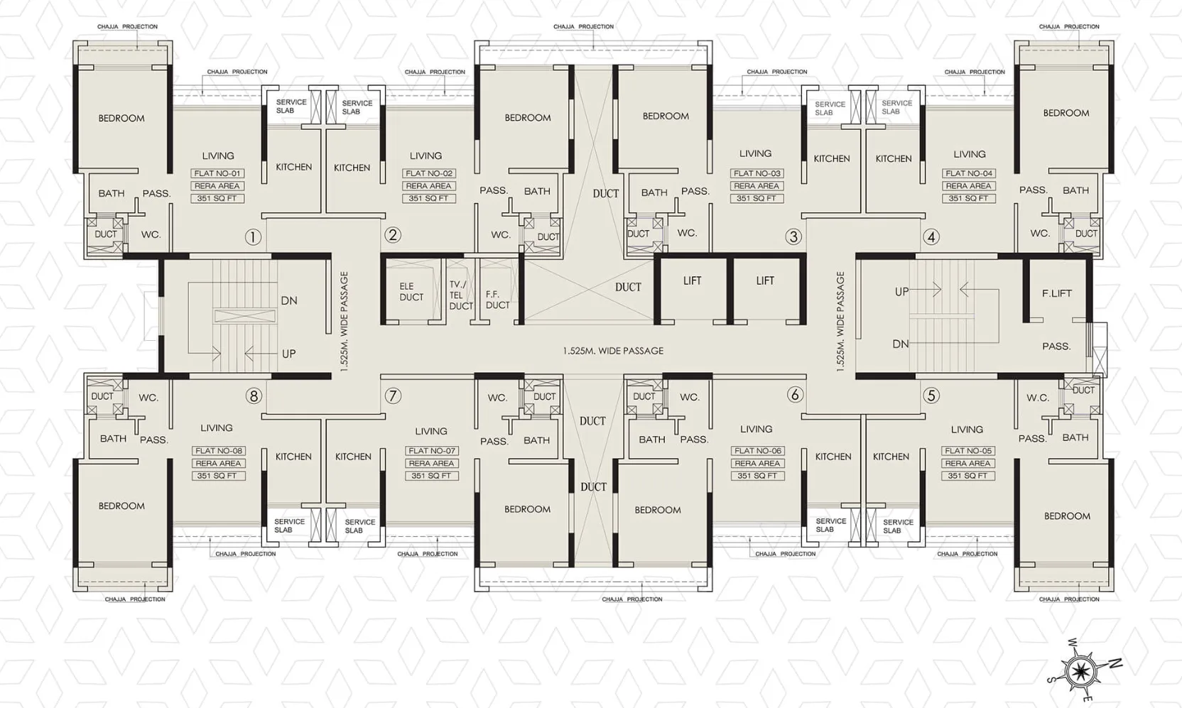 Poddar Wondercity, Badlapur — floor plan 1